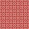 Abstract geometric ornamental seamless pattern with grid. Maroon and beige color