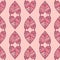 Abstract geometric pattern. Creative textile design