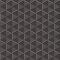 Abstract geometric pattern with hexagons and stripes. Vector seamless thin lines background. Black and white lattice