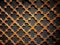 Abstract geometric pattern of old brown wood carving