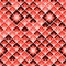 Abstract geometric pattern. Rectangles repeat. Coral colored squares tile