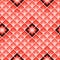 Abstract geometric pattern. Rectangles repeat. Coral colored squares tile