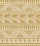 Abstract geometric seamless pattern. Aztec style pattern with triangle and line on the cardboard background.