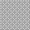 Abstract geometric seamless pattern. Dotted black and white halftone background. For wallpapers, textile design