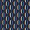 Abstract geometric seamless pattern. Simple wavy zigzag stripes