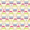 Abstract geometric seamless pattern. Simple wavy zigzag stripes