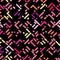 Abstract geometric seamless pattern. Stylish abstract mosaic black background. Stylish modern ornamental wallpaper