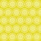 Abstract geometric seamless pattern. Yellow style pattern with circle and line.