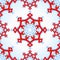 Abstract geometric snowflake