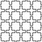 Abstract geometrical monochrome background with squares