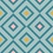 Abstract geometry in retro colors, diamond shapes geo pattern