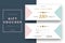 Abstract gift voucher card template. Modern discount coupon or c