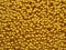 Abstract glossy golden bubbles