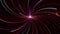 Abstract glowing star spreading outer space energy inside itself, seamless loop. Animation. Pink amazing shining