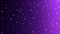 Abstract Glowing Stars in Purple Gradient Background