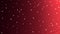 Abstract Glowing Stars in Red Gradient Background