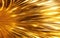 Abstract gold background, fantastic golden metal waves wallpaper. Generative Ai