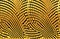 Abstract gold background, fantastic golden metal waves wallpaper. Generative Ai