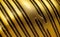 Abstract gold background, golden black metal wavy liquid patterns wallpaper. Generative Ai