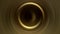 Abstract gold blurred radial shine Circle loop hypnotic