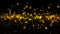 Abstract gold bokeh background motion video.Background gold movement.