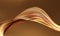 Abstract Gold bronze wave paper background