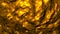 Abstract golden fabric waving