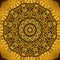 Abstract Golden Forms Pattern, coming from a fractal design,