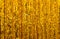 Abstract golden glitter curtain background