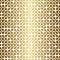 Abstract golden Metaballs path Geometric Seamless luxury Pattern. Gold Metaball Shapes damask background. Thin white line maze