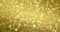 Abstract golden reflectors dot glitter and sparkles seamless loop, gold holiday happy new year disco party and nightclub