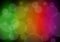 Abstract gradient bokeh rainbow colors on black background pattern