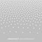 Abstract Gradient Halftone Dots Background. Jewelry Silver Background Concept.