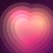 Abstract gradient heart background