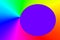 Abstract Gradient Rainbow Color Beams  with Electric Violet Sphere Copy Space