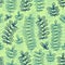 Abstract grass seamless pattern.