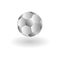 Abstract gray soccer ball.