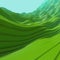 Abstract green 3D background