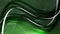 Abstract Green and Black Flowing Curves Background