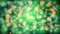 Abstract green blurred background with bokeh effect. Magical bright festive multicolored beautiful glowing shiny with light spots