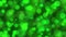 Abstract green bright bokeh Space background Magic concept Light effect