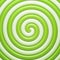 Abstract green candy spiral background