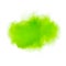 Abstract green colorfull handdrawn watercolor blot illustration