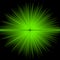 Abstract green cosmic background