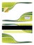 Abstract green design credit card