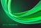 Abstract green glass curve light design modern futuristic luxury background vector