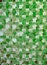 Abstract green glass wall,