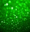 Abstract Green Glittering Background