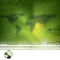 Abstract green global futuristic background