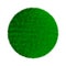 Abstract green grassy ball